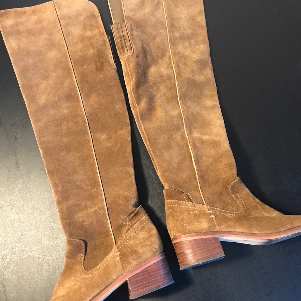 Dolce Vita 7.5 Brown Suede over the knee Boot